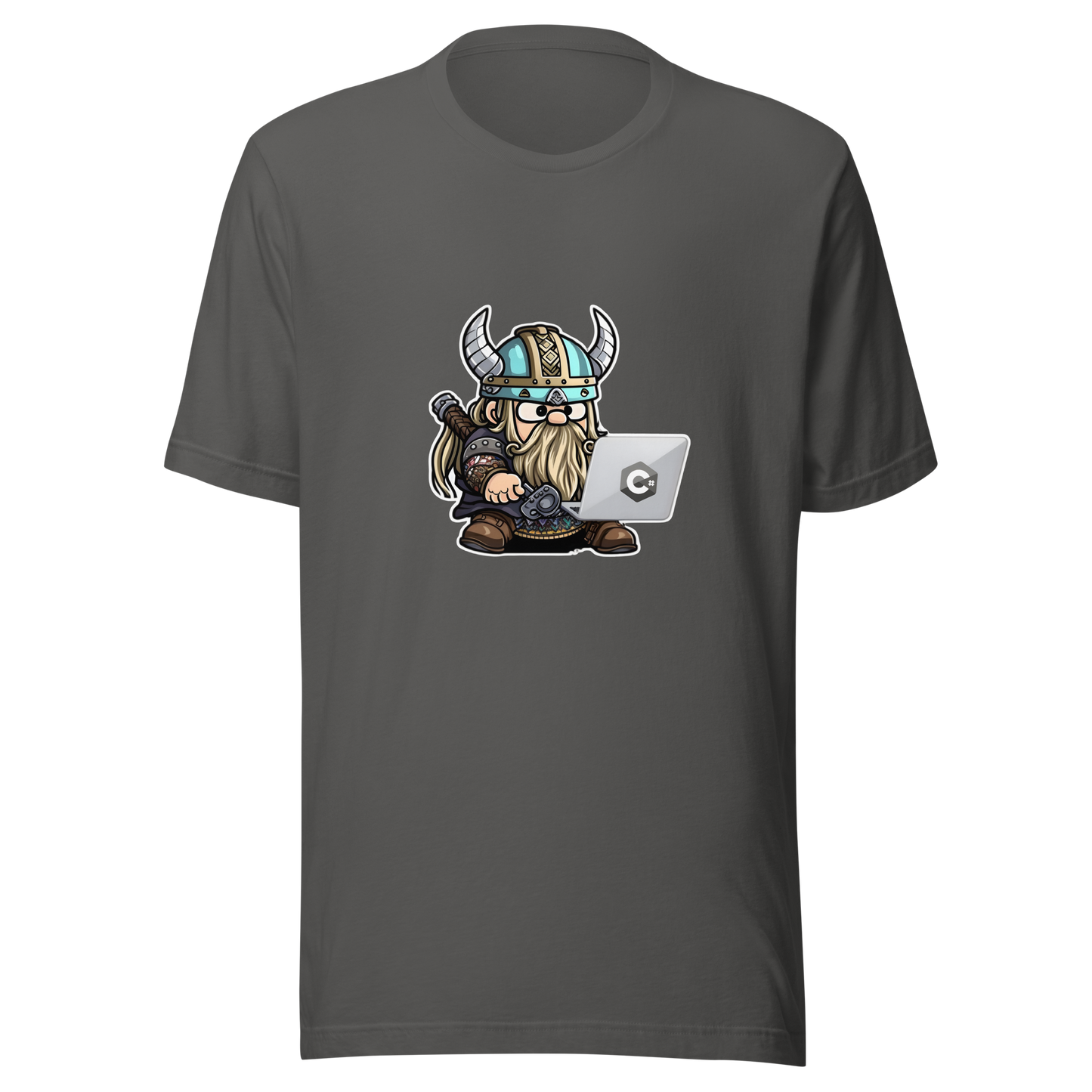 Unisex t-shirt with viking-programmer: Valhalla Debugging Squad
