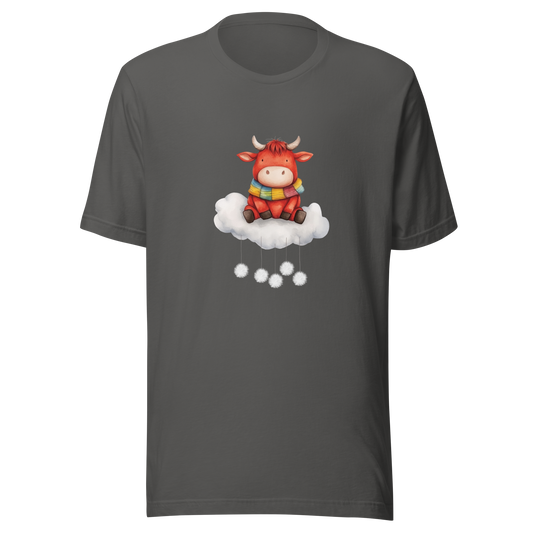 Unisex t-shirt "Cow in the Sky on the cloud"
