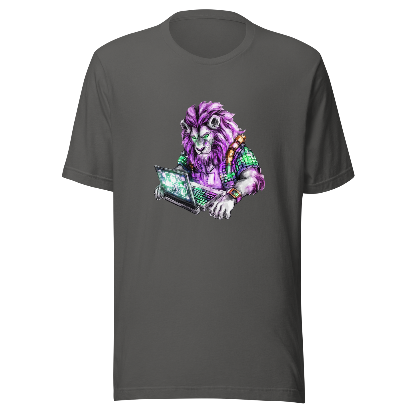 Unisex t-shirt "Lion Coder"