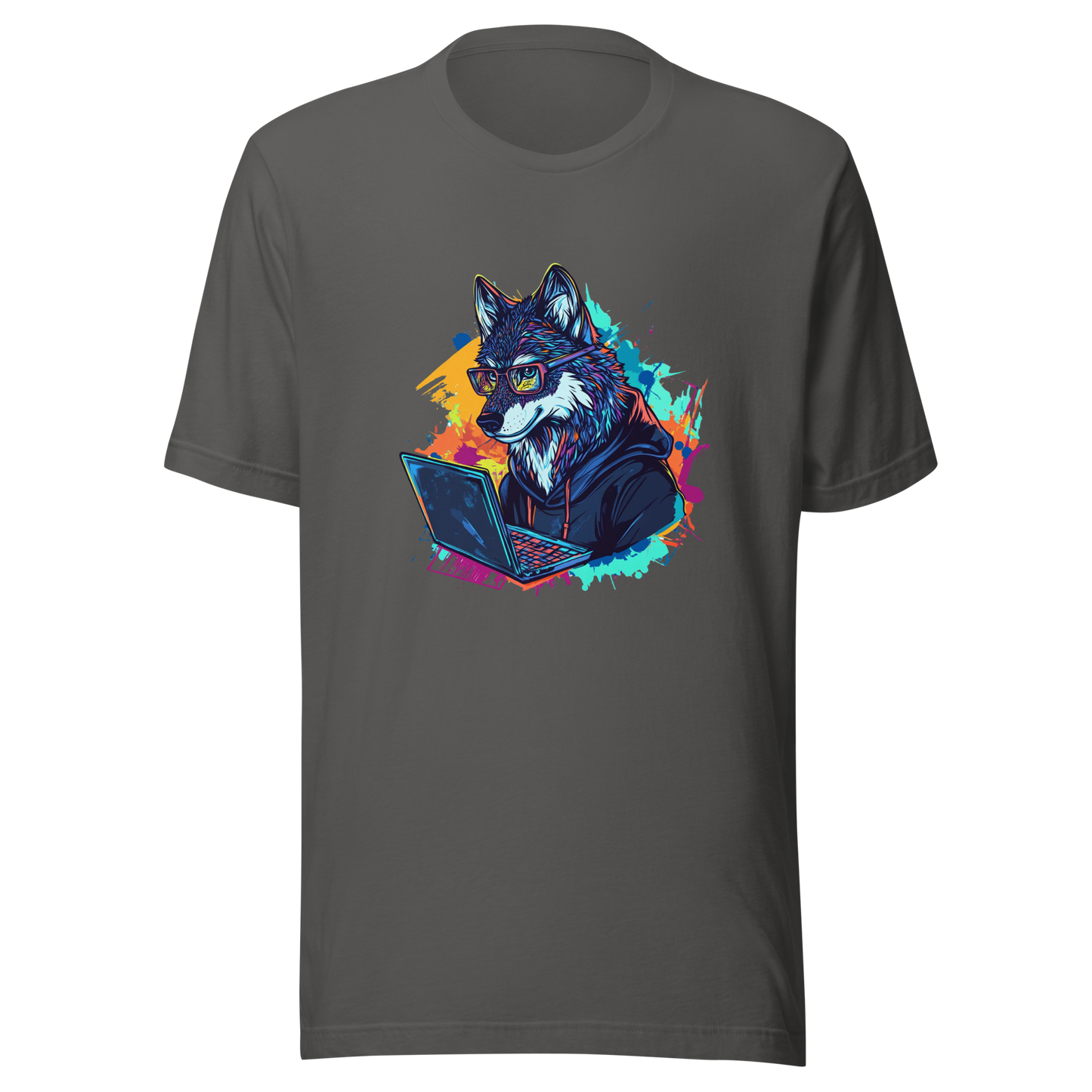 Unisex t-shirt "Wolf of Code Street"