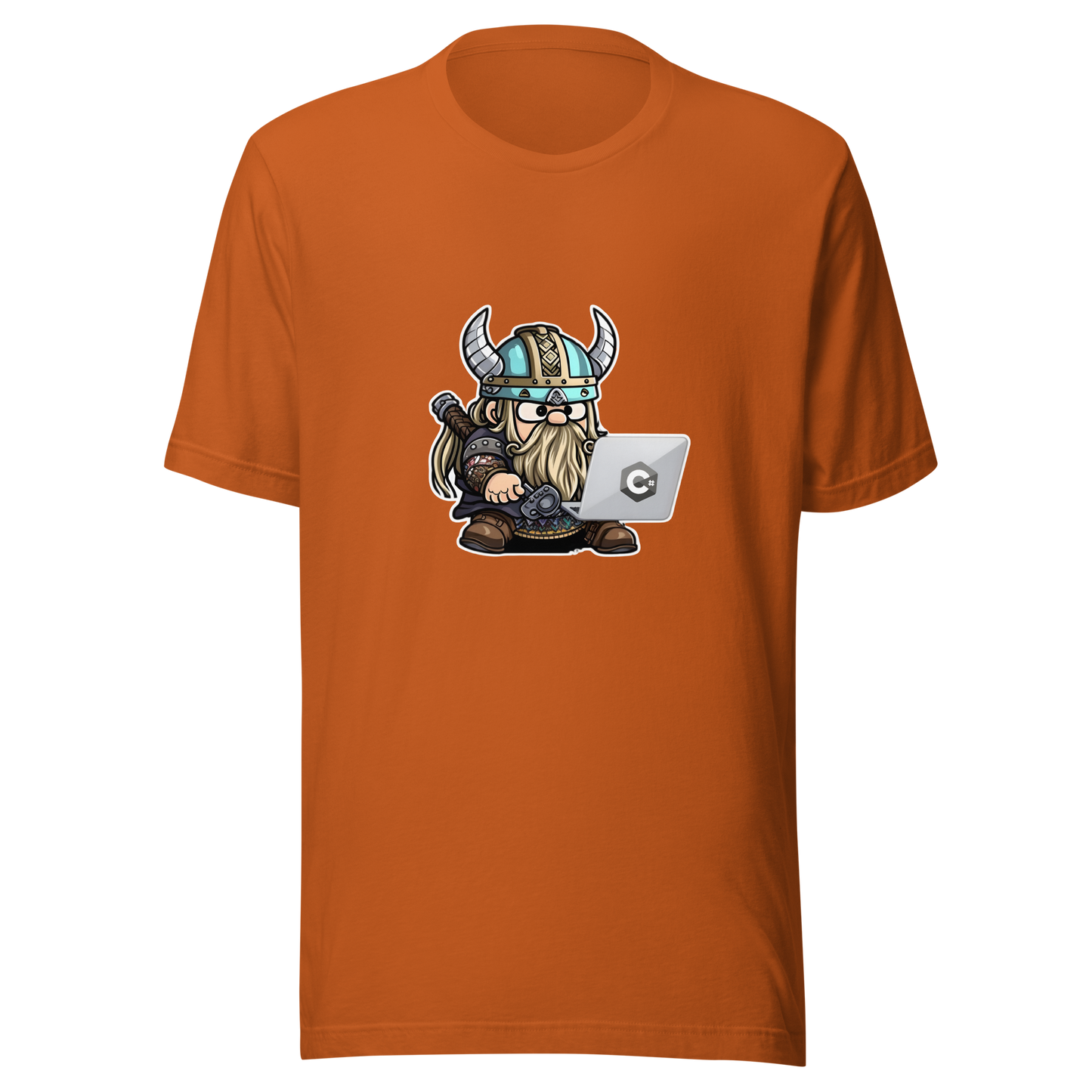 Unisex t-shirt with viking-programmer: Valhalla Debugging Squad