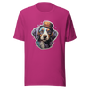 Unisex t-shirt "Top Hat Pooch: Distinguished Dog Portrait" - Radiant Art of Radiant Group