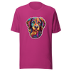 Unisex t-shirt "Kaleidoscopic Canine: A Spectrum of Colors" - Radiant Art of Radiant Group