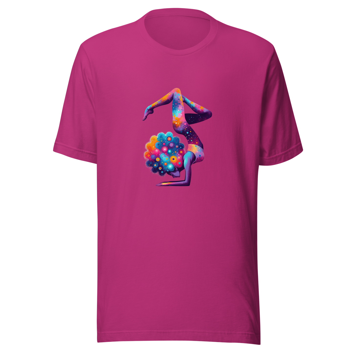Unisex t-shirt "Cosmic Yoga: Nebula Pose"