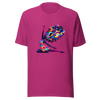 "Universal Flow: Abstract Cosmic Yoga" Graphic Unisex T-Shirt - Radiant Art of Radiant Group