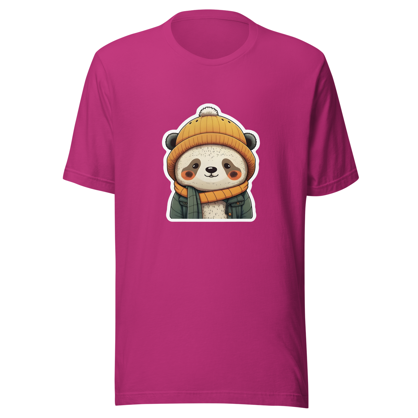 Unisex t-shirt with sweet panda