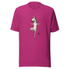 Unisex t-shirt Yoga Zebra - Radiant Art of Radiant Group