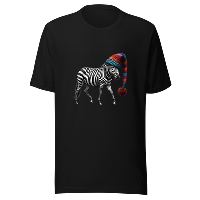 Unisex t-shirt - zebra in the hat - Radiant Art of Radiant Group