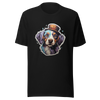 Unisex t-shirt "Top Hat Pooch: Distinguished Dog Portrait" - Radiant Art of Radiant Group