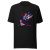 "Universal Flow: Abstract Cosmic Yoga" Graphic Unisex T-Shirt - Radiant Art of Radiant Group