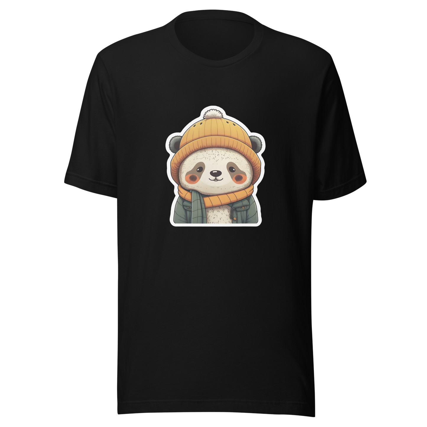 Unisex t-shirt with sweet panda