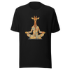 Unisex t-shirt Zen Safari: Meditating Giraffe - Radiant Art of Radiant Group