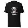 Unisex t-shirt Top Hat Bunny: Floral Finesse - Radiant Art of Radiant Group