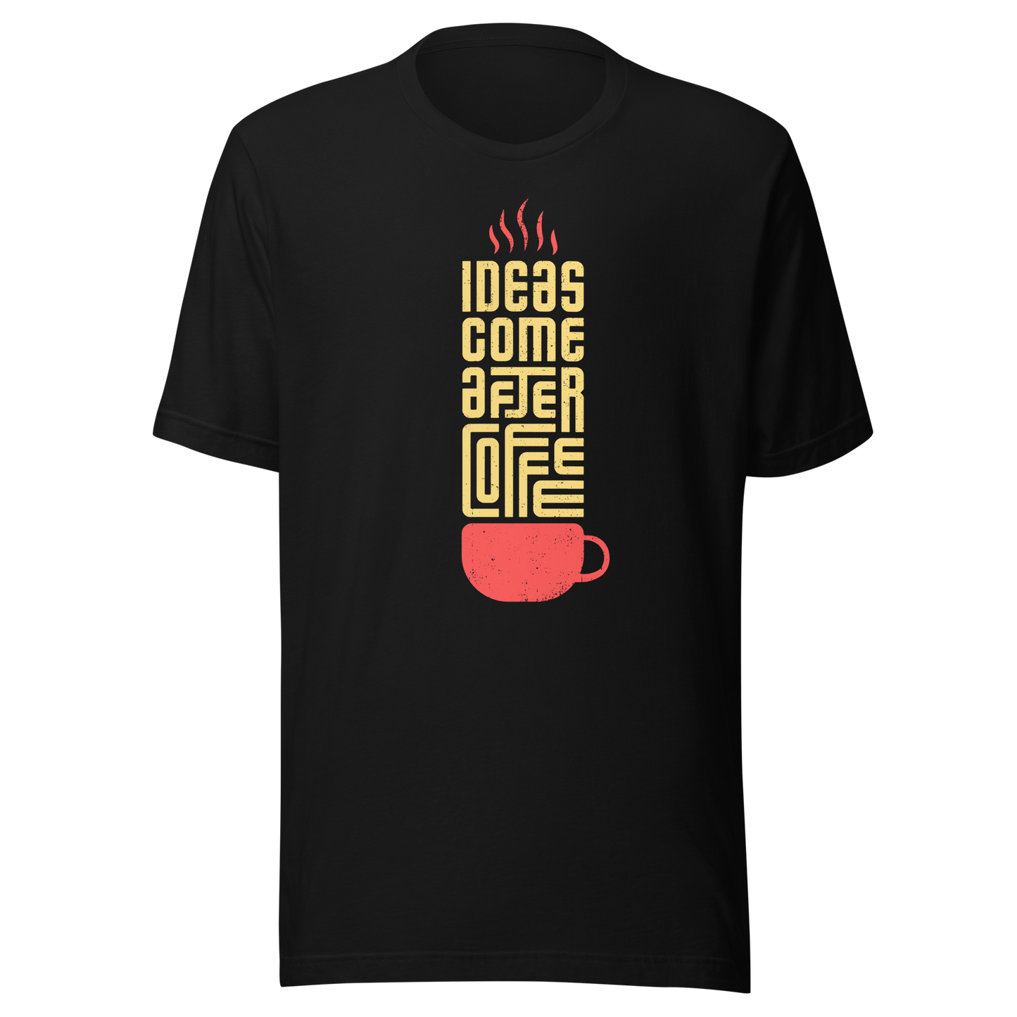 Unisex t-shirt "Caffeine-Infused Creativity"