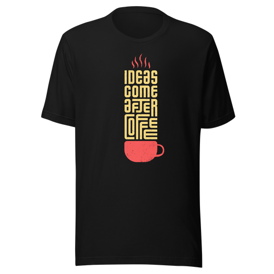 Unisex t-shirt "Caffeine-Infused Creativity"
