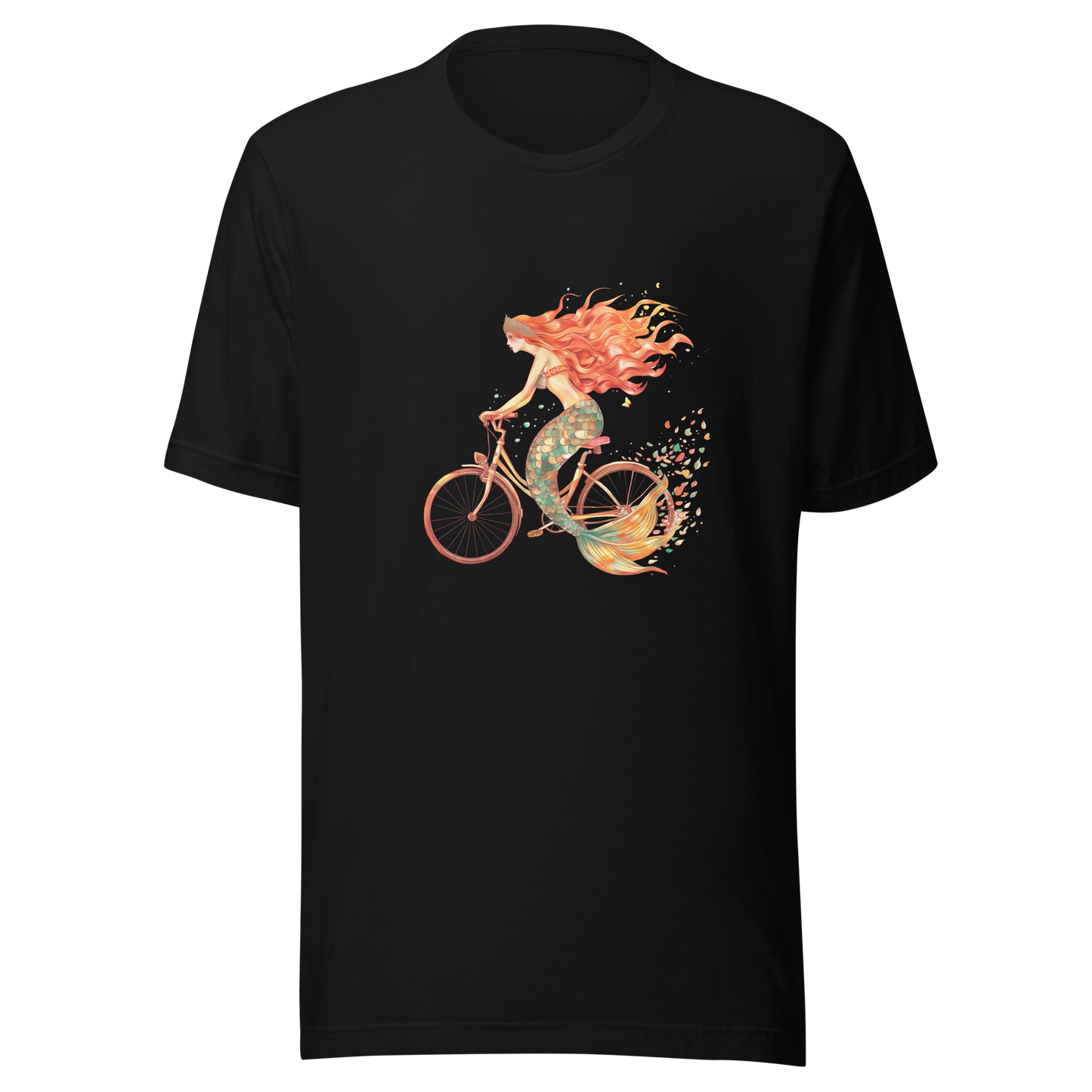 Unisex t-shirt "Mermaid on Wheels"