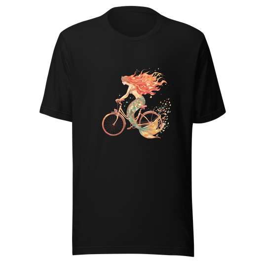 Unisex t-shirt "Mermaid on Wheels"