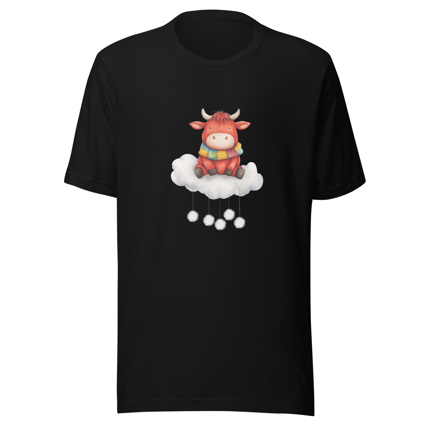 Unisex t-shirt "Cow in the Sky on the cloud"