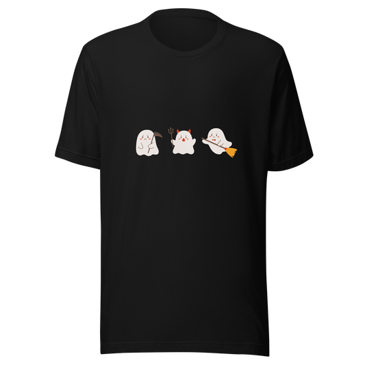 Unisex t-shirt "Ghoulish Get-Together: A Halloween Tale" - Radiant Art of Radiant Group