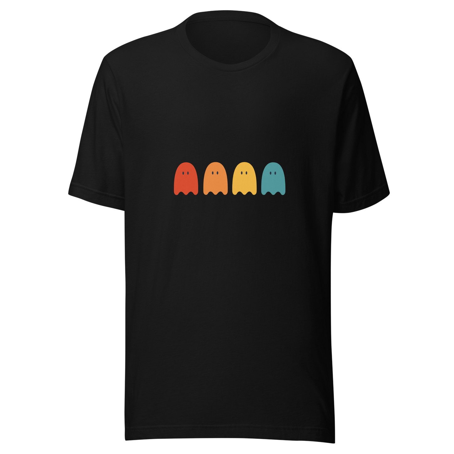 Unisex t-shirt "Ghostly Vibes: Minimalist Halloween Spirits"