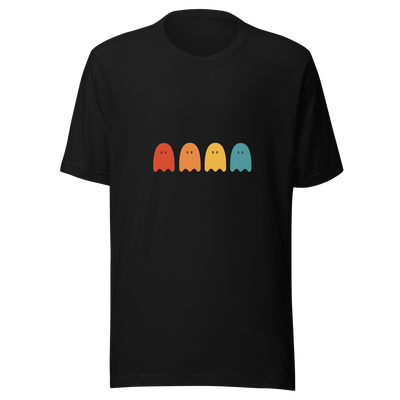 Unisex t-shirt "Ghostly Vibes: Minimalist Halloween Spirits" - Radiant Art of Radiant Group