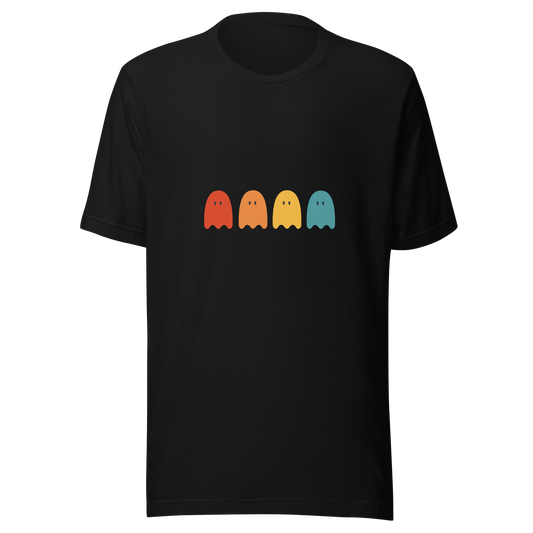 Unisex t-shirt "Ghostly Vibes: Minimalist Halloween Spirits"