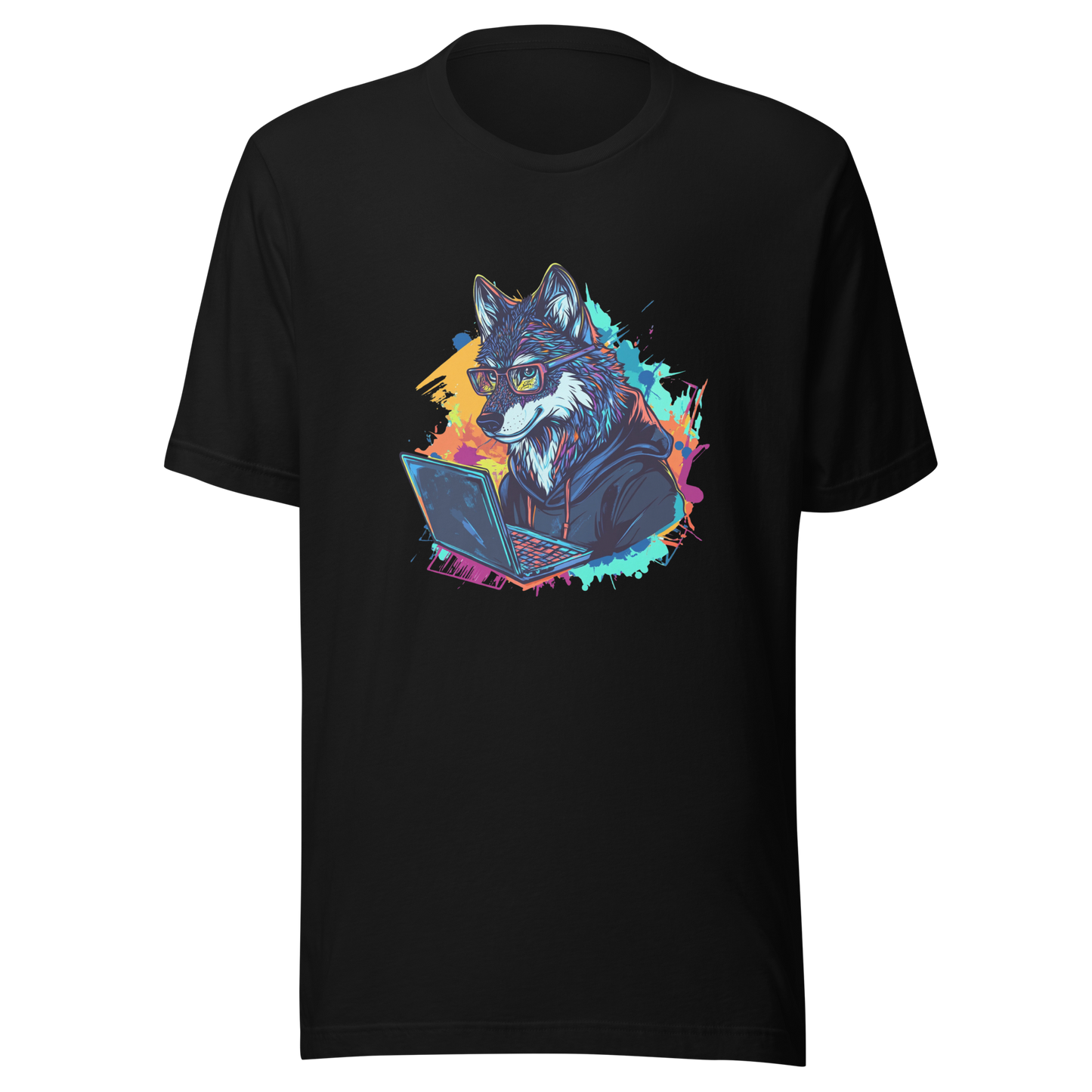 Unisex t-shirt "Wolf of Code Street"