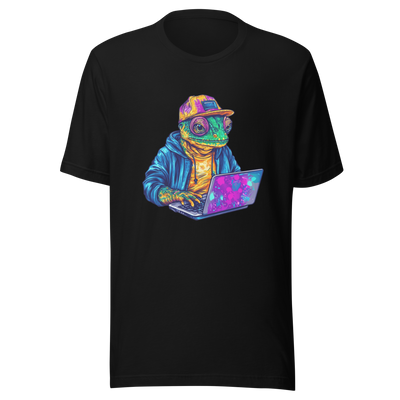 Unisex t-shirt "Chameleon Coder" - Radiant Art of Radiant Group