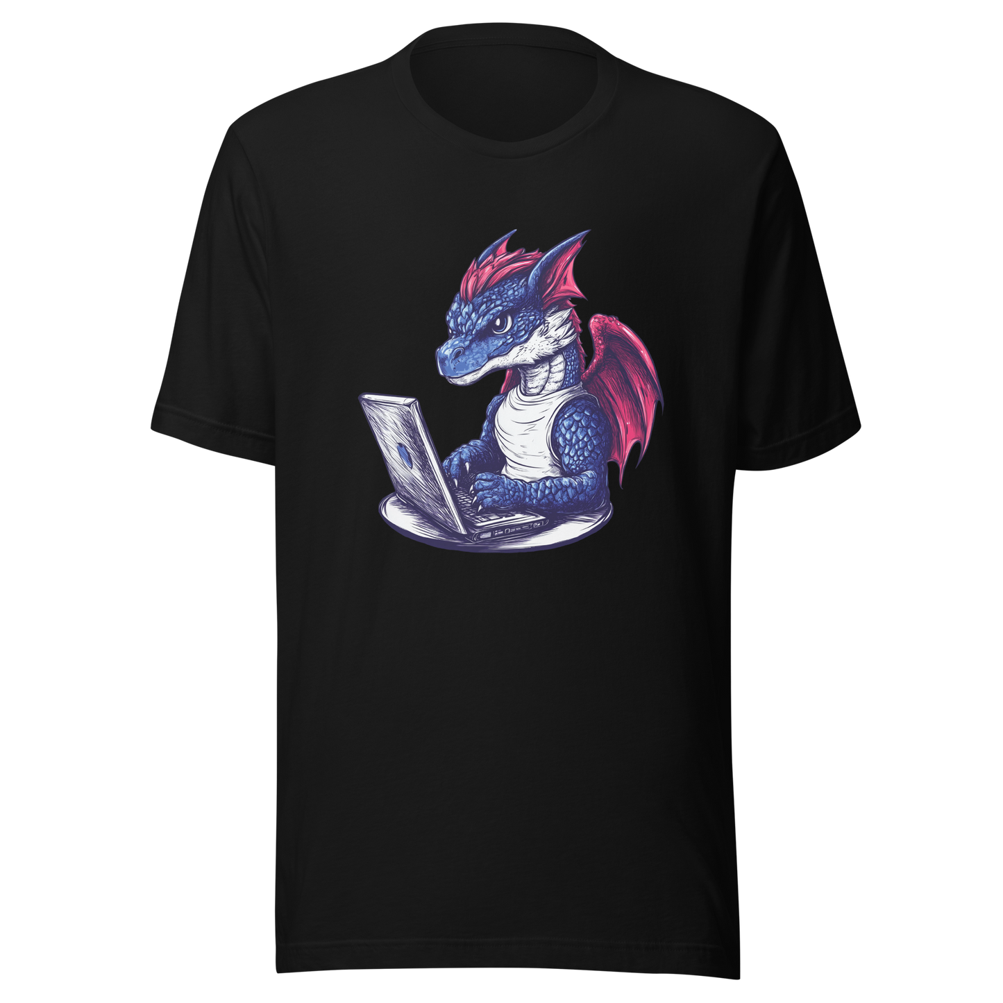 Unisex t-shirt  "Code Like a Dragon, Conquer Like a Legend"