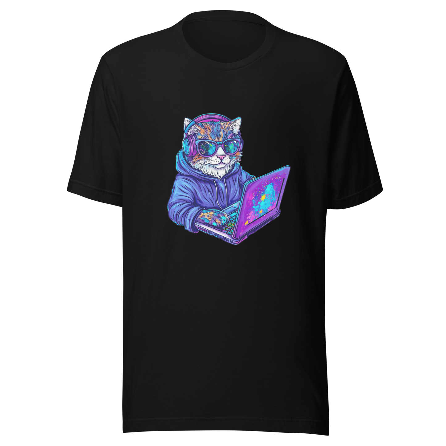 Unisex t-shirt "The Coder Cat"