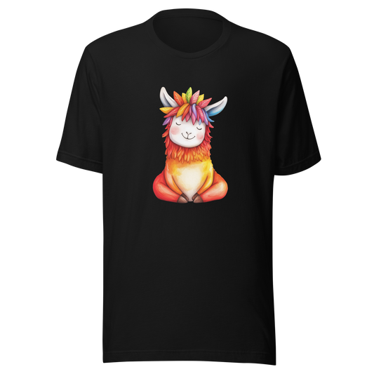 Unisex t-shirt "Zen Llama" - Radiant Art of Radiant Group