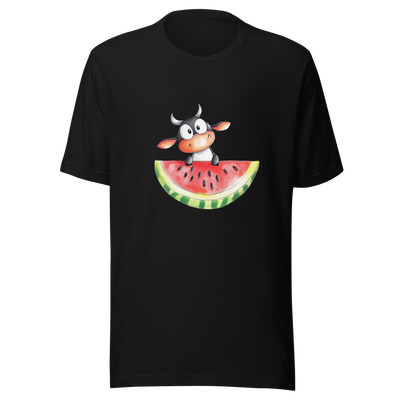 Unisex t-shirt "The Watermelon Cow" - Radiant Art of Radiant Group