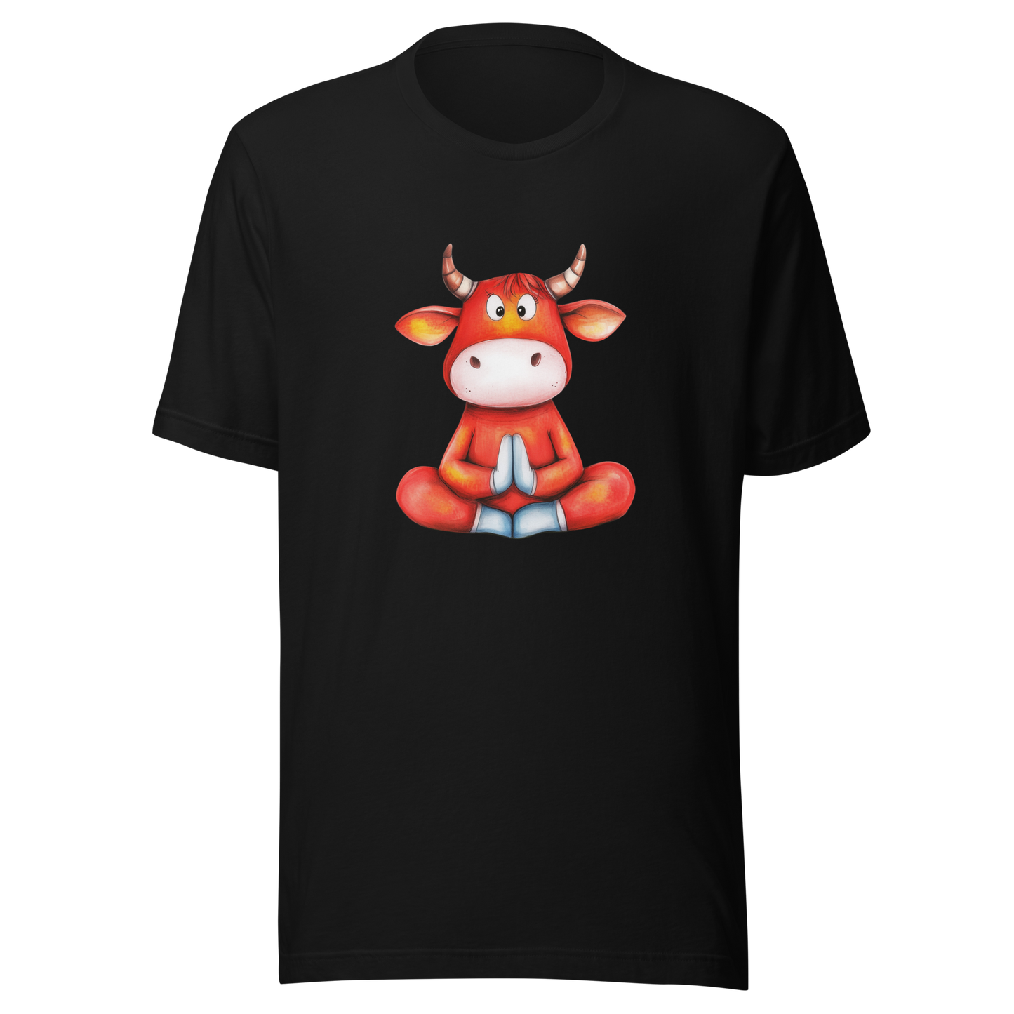 Unisex t-shirt "The Meditating Cow"