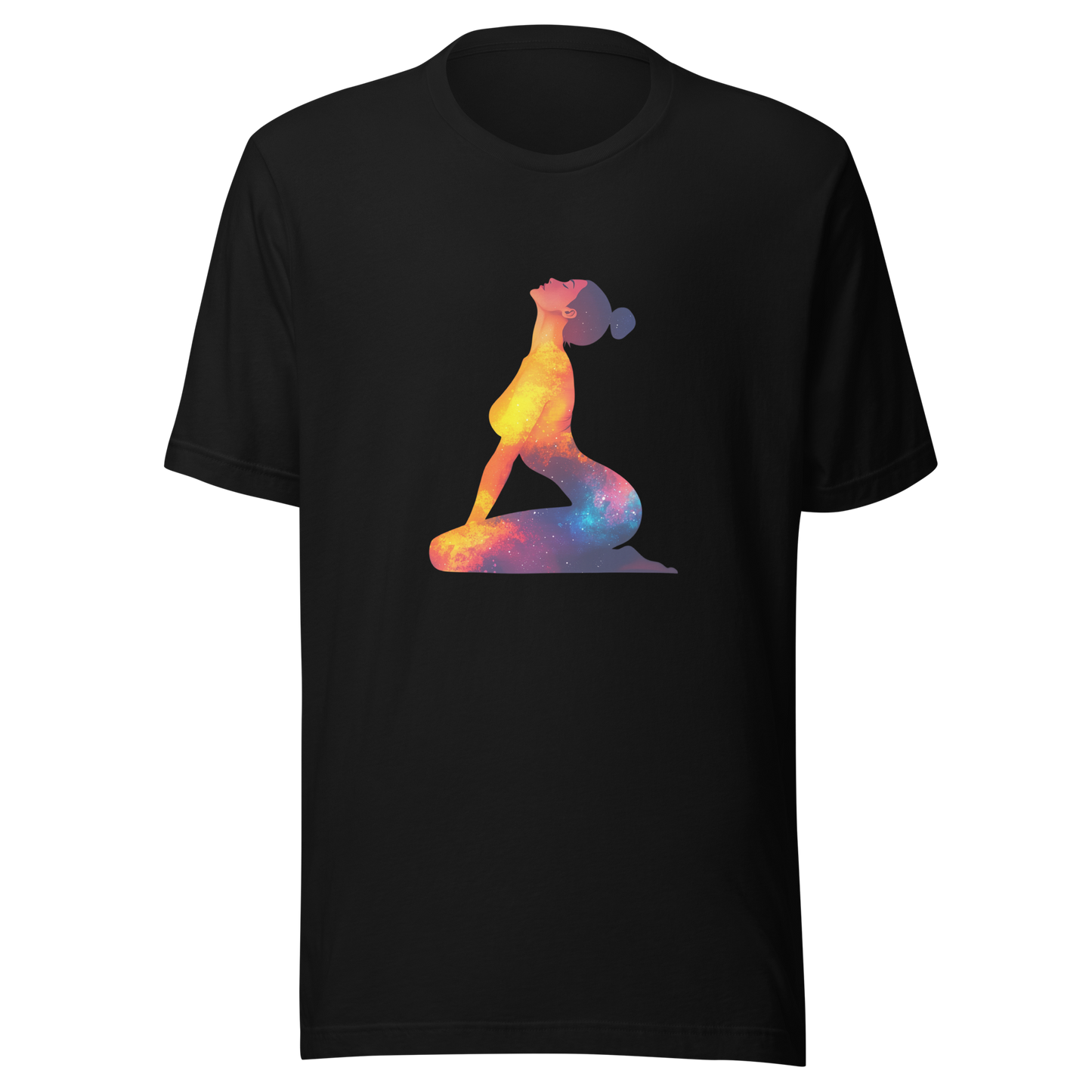 Unisex t-shirt "Yoga's Celestial Stretch"
