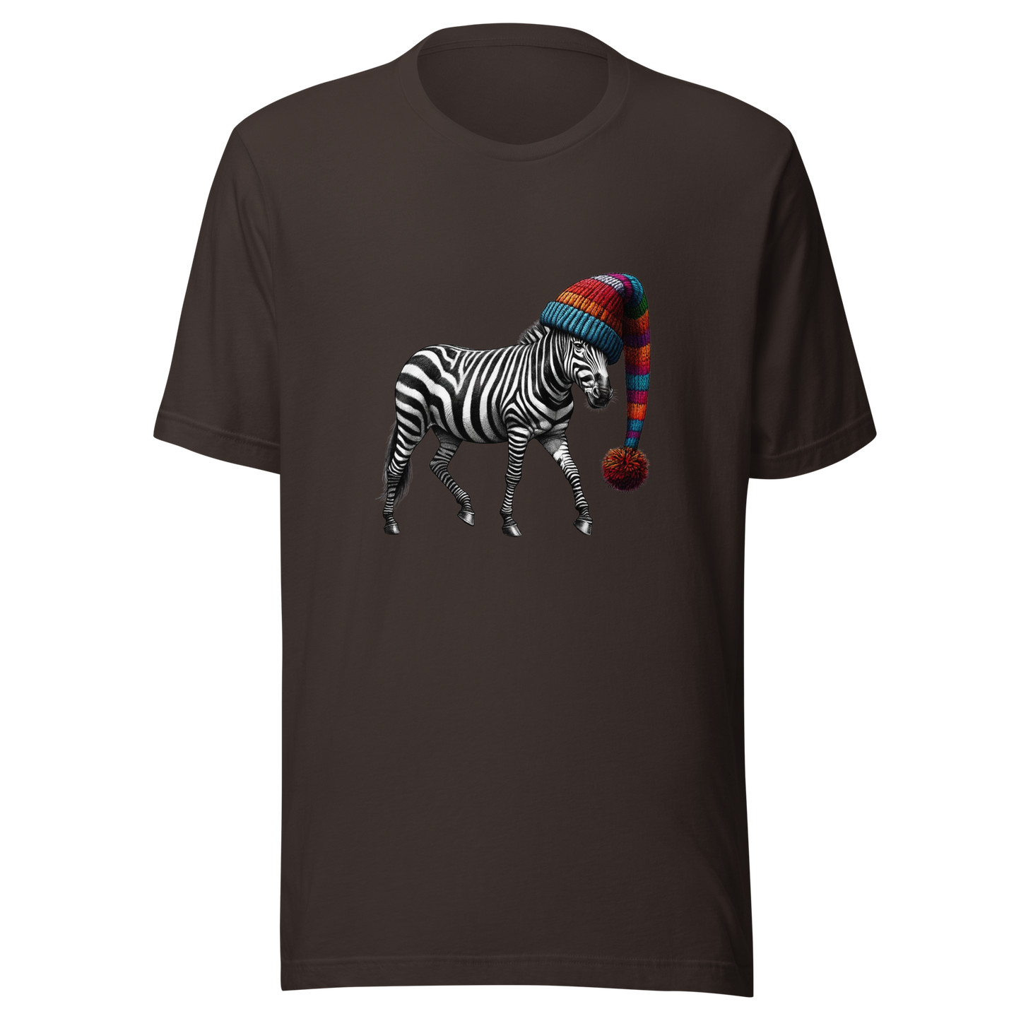 Unisex t-shirt - zebra in the hat