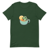 Unisex t-shirt with crocodile, tea time - Radiant Art of Radiant Group