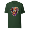 Unisex t-shirt "Kaleidoscopic Canine: A Spectrum of Colors" - Radiant Art of Radiant Group