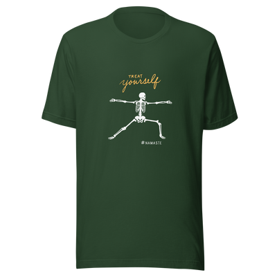Unisex t-shirt "Skeletal Stretch" - Radiant Art of Radiant Group