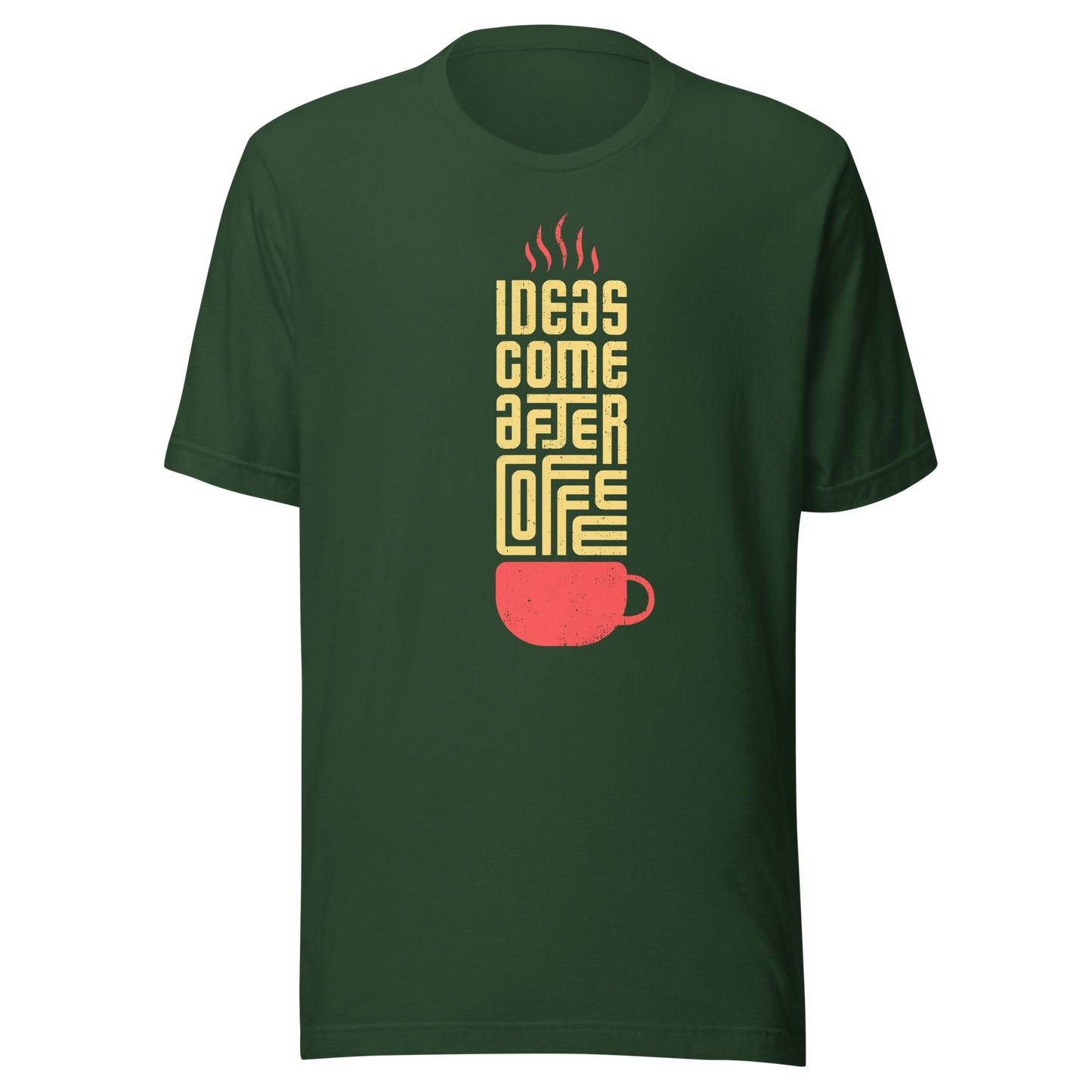 Unisex t-shirt "Caffeine-Infused Creativity"