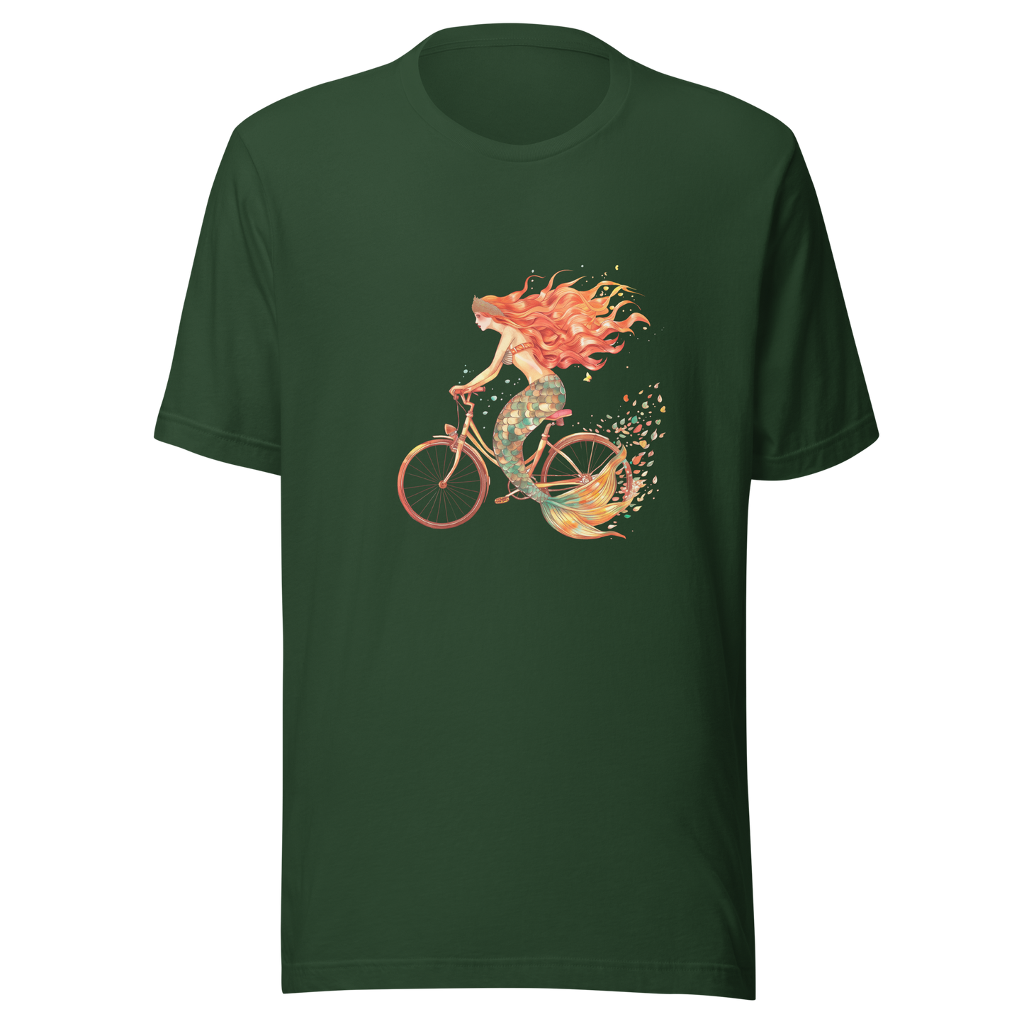 Unisex t-shirt "Mermaid on Wheels"
