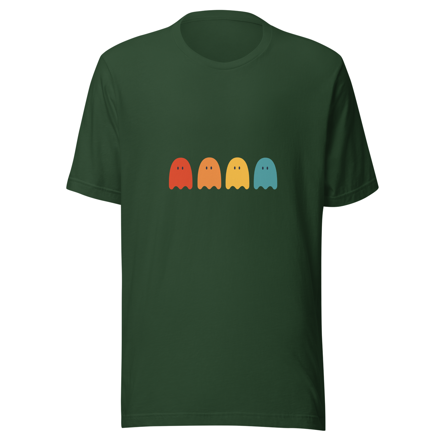 Unisex t-shirt "Ghostly Vibes: Minimalist Halloween Spirits"