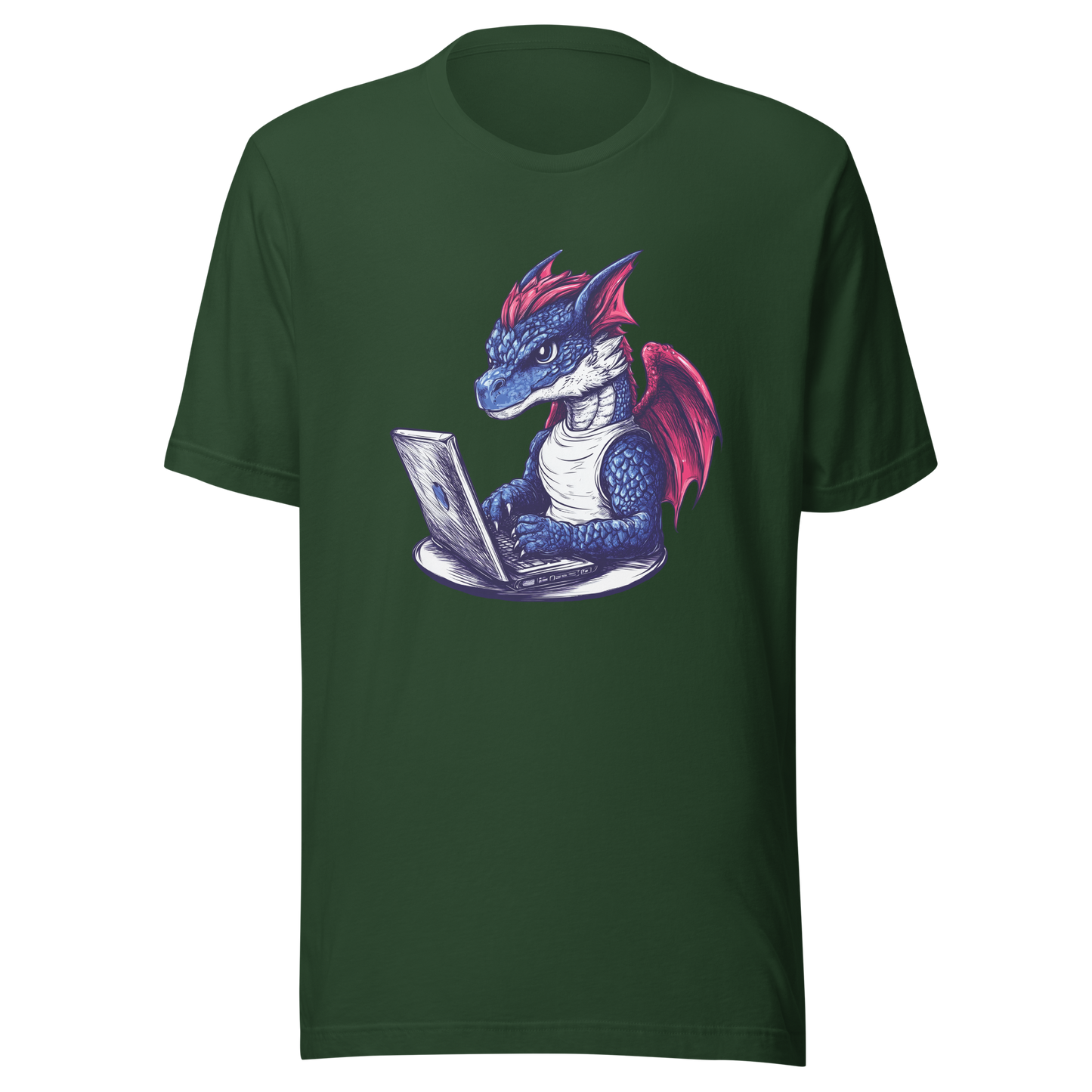 Unisex t-shirt  "Code Like a Dragon, Conquer Like a Legend"