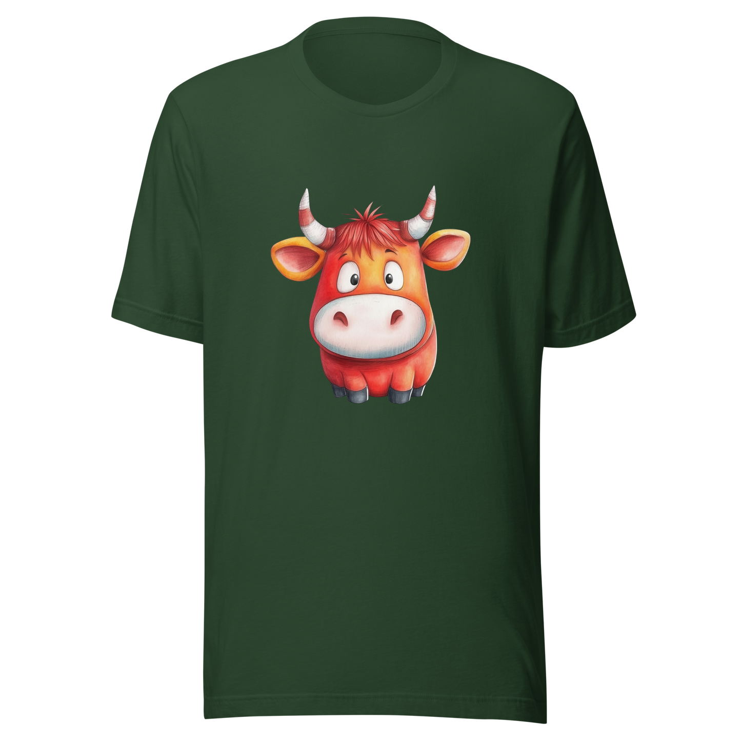 Unisex t-shirt "Moo-d Lifter: The Adorable Cow Tee"