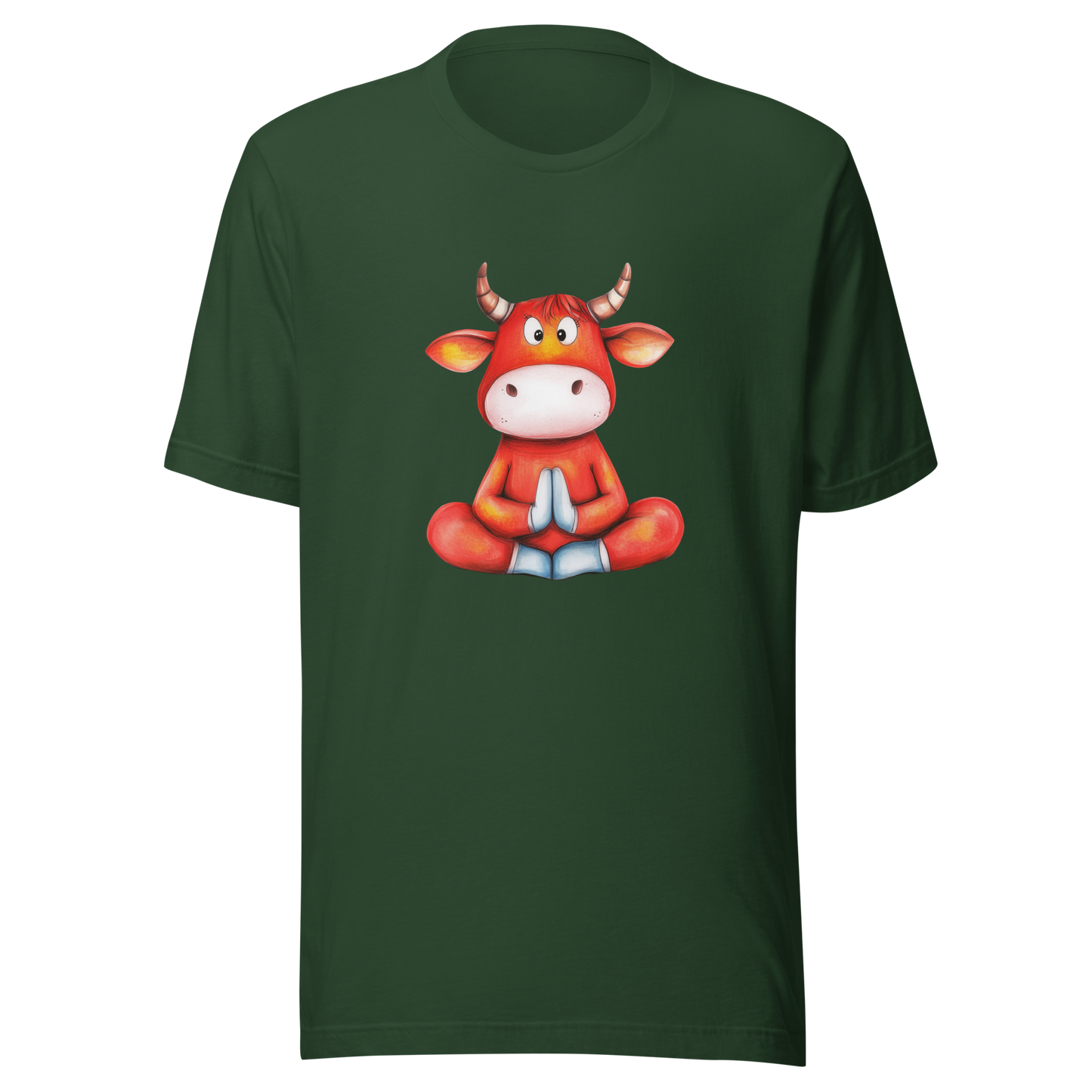Unisex t-shirt "The Meditating Cow"