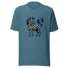 Unisex t-shirt with blue zebra - Radiant Art of Radiant Group