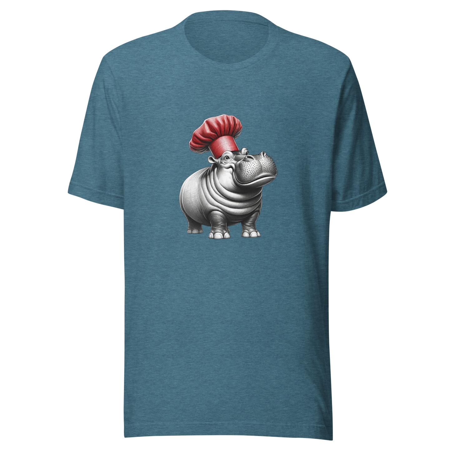 "Hippo Chef: Culinary Comedian" Unisex Graphic T-Shirt