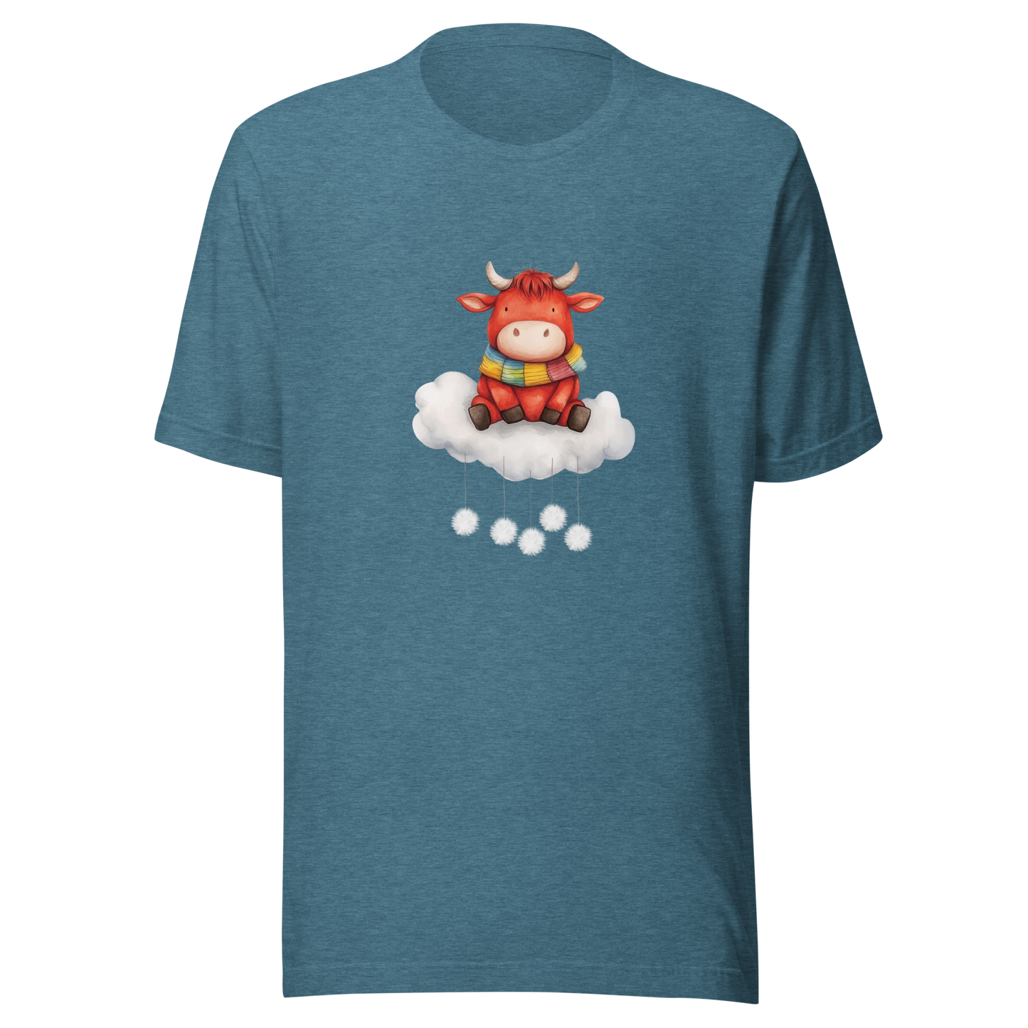 Unisex t-shirt "Cow in the Sky on the cloud"