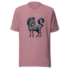 Unisex t-shirt with blue zebra - Radiant Art of Radiant Group
