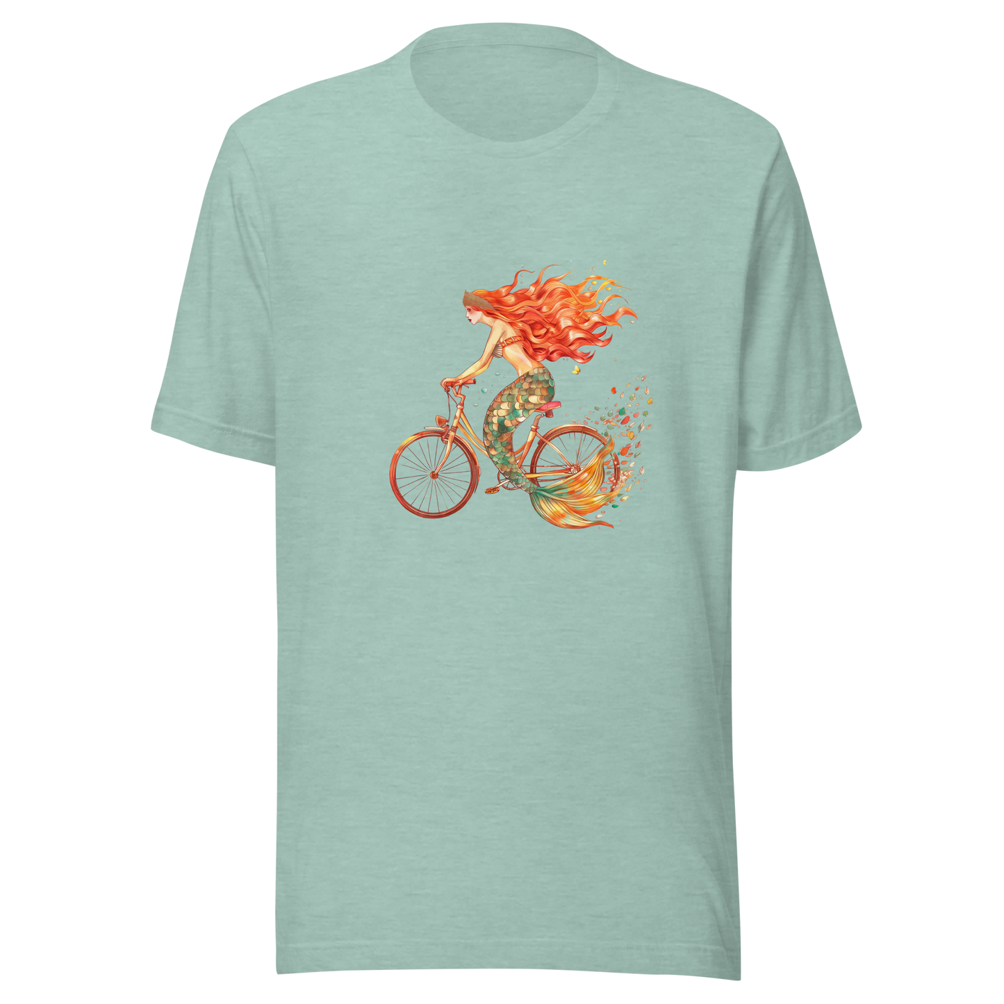 Unisex t-shirt "Mermaid on Wheels"