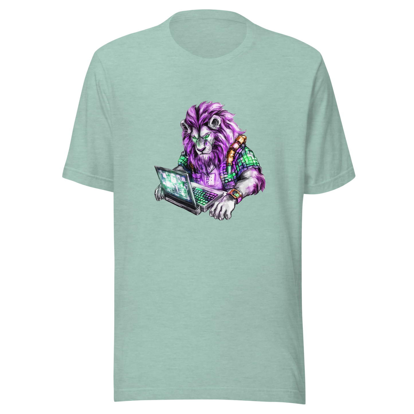 Unisex t-shirt "Lion Coder"